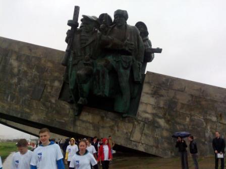 Команда Тбилисского района приняла участие во Всекубанской эстафете